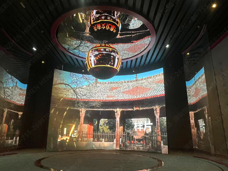 運城天下關公廟，LED顯示屏項目